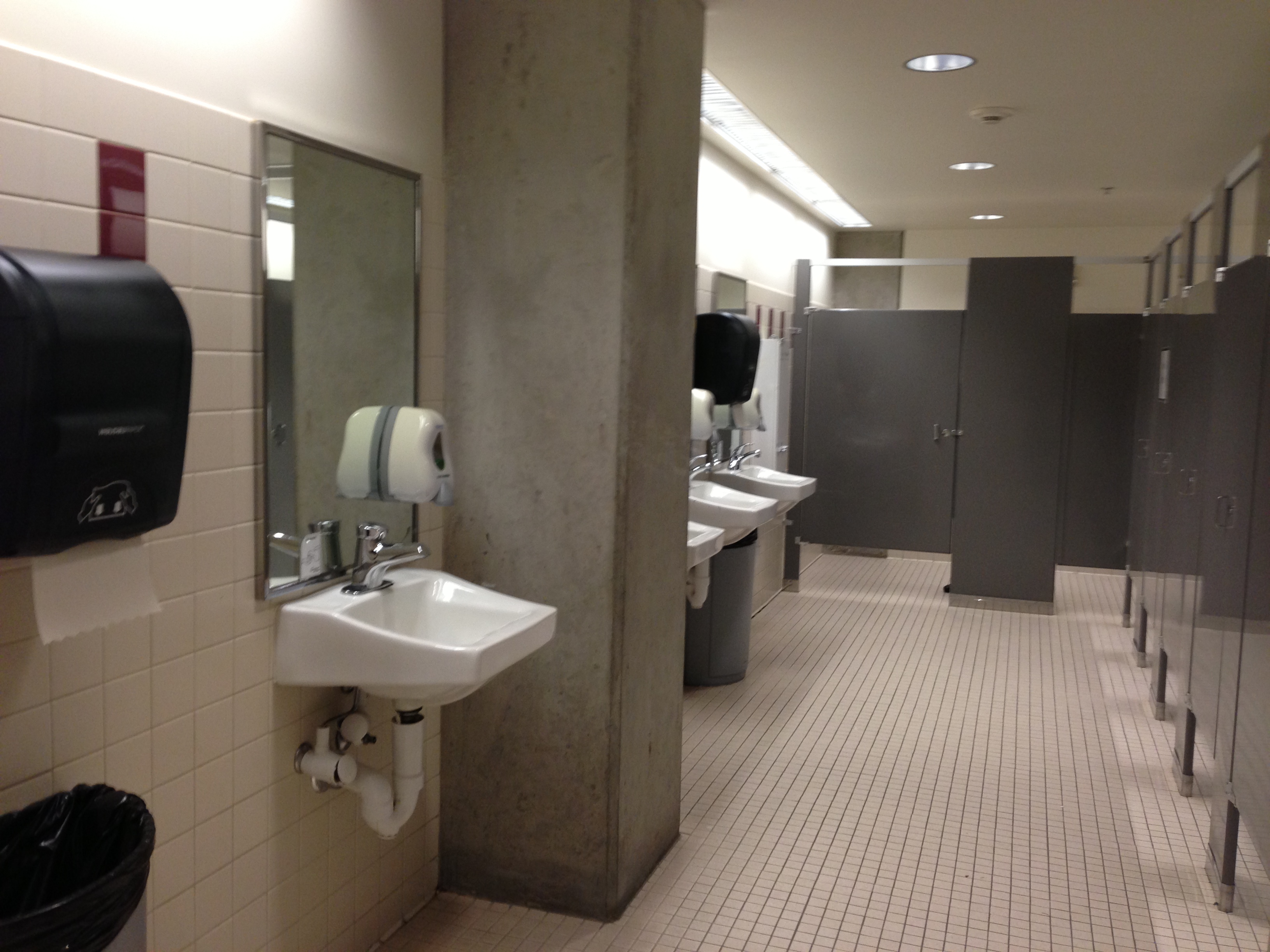 Public restroom ebony photo